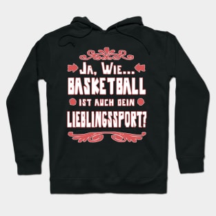 Basketball Korbleger Mädchen Frauen Korb Spruch Hoodie